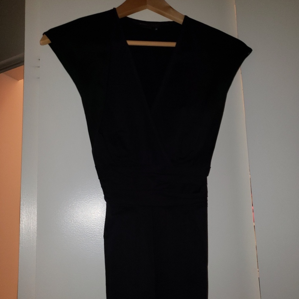 BCBG Black vneck top
